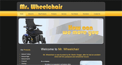 Desktop Screenshot of mrwheelchair.co.za
